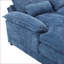Canapé modulaire, grand canapé en chenille moderne en U pour le salon | Bleu marine | Chenille