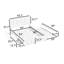 Markeon Queen Size 2 Drawers Upholstered Platform Bed with Twin XL Size Trundle-544026309