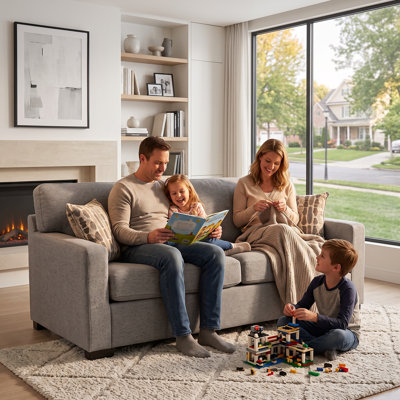 Liola Fabric 3 Seater Sofa