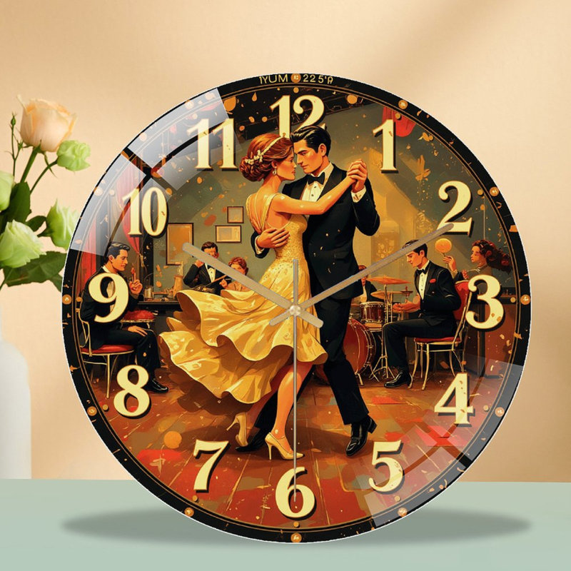 Horloge murale rétro 12 po