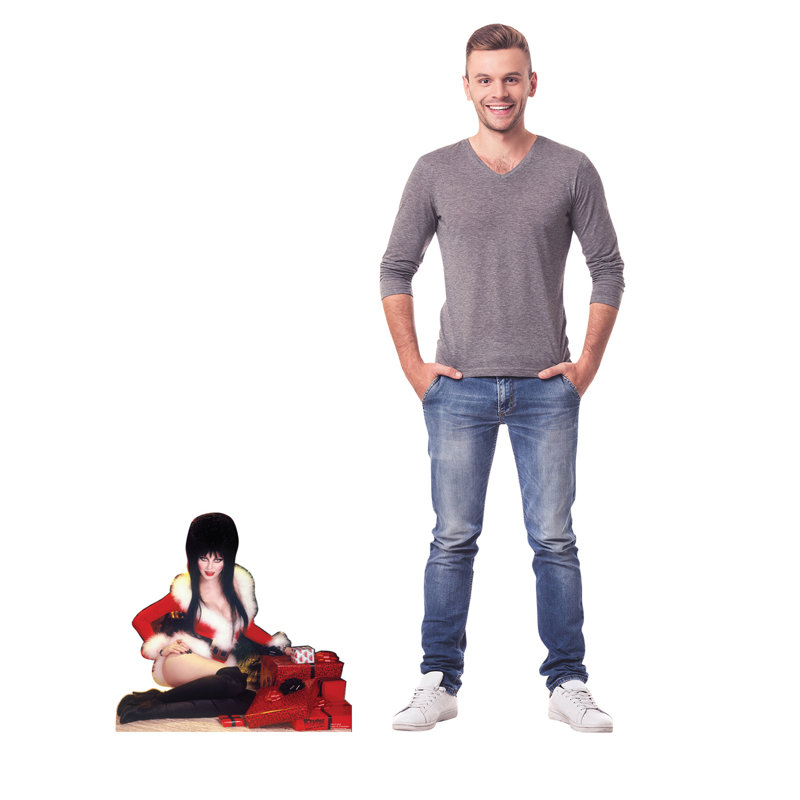 Accroche en carton à mini pied elvira christmas