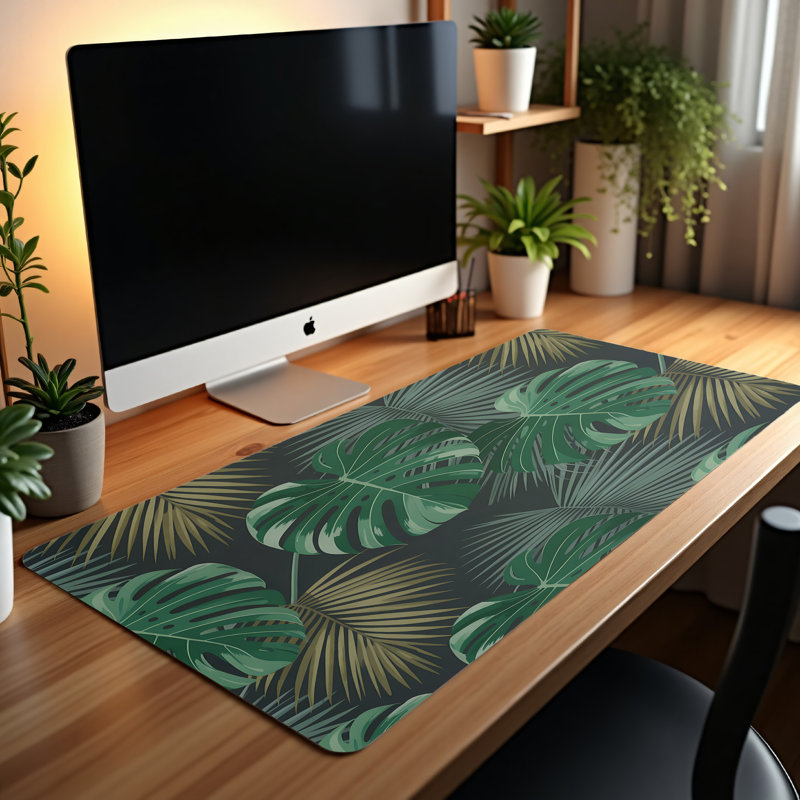 Polyester Desk Pad, 14.4x12.1