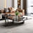 Light luxury square marble coffee table