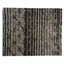 Yuki Striped Area Rug in Black/Gray/Neutral