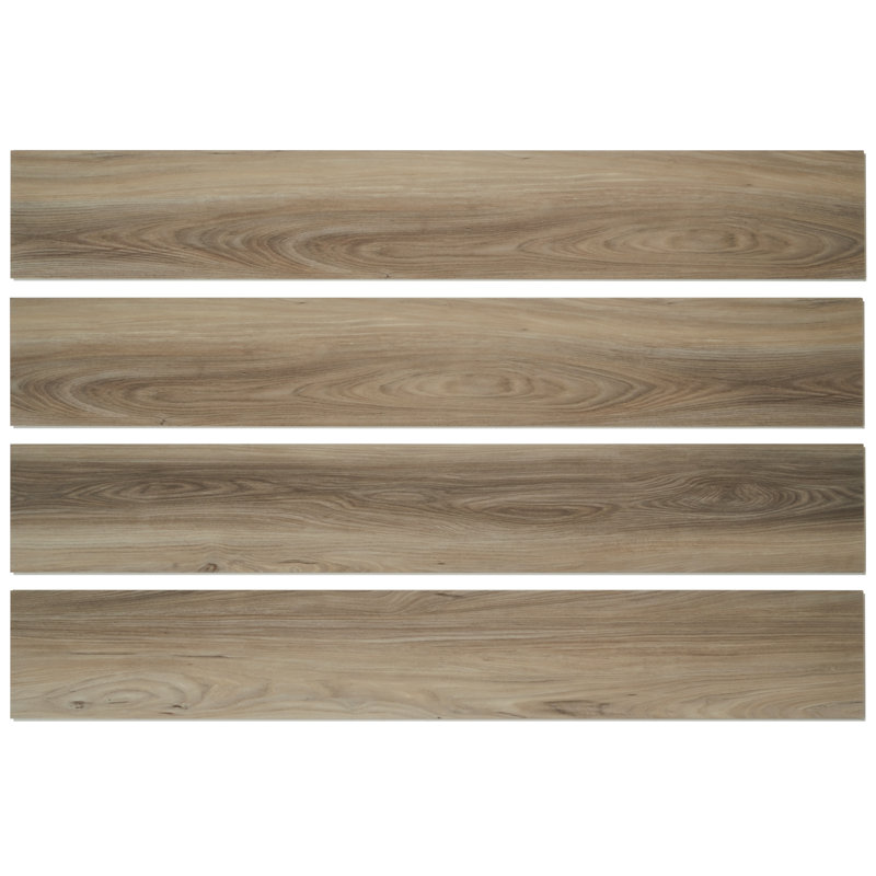 Heights XL Harbor 9 In. X 60 In. Click Lock Matte Luxury Vinyl Floor Tile (30.05 Sq. Ft. / Case), Medium Brown Wood