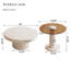 Ensemble de 2 tables basses rondes