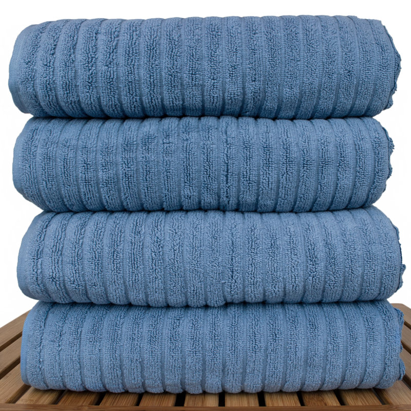 Serviette de bain en coton Metivier, Wedgewood
