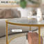 Table d'appoint avec rangement HOMcom
