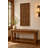Hand-Carved Solid Teak Oak Tree Wall Panel with Dogwood Blossoms
