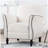 Grita Upholstered Accent Chair with Wooden Legs-121418125