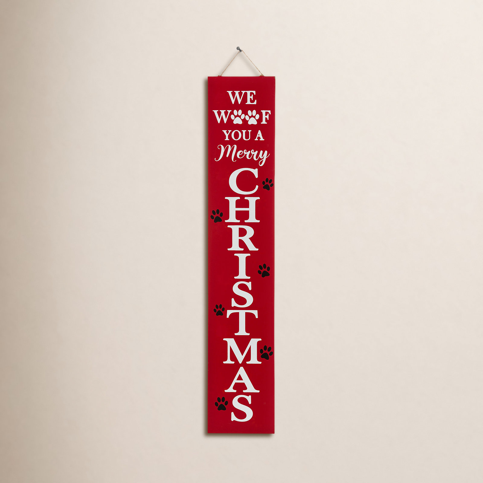 Junno Lighted Wooden Christmas Porch Sign
