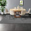 Ensembles de table de salle à manger extensible moderne avec rangement, conception en bois MDF pour la maison