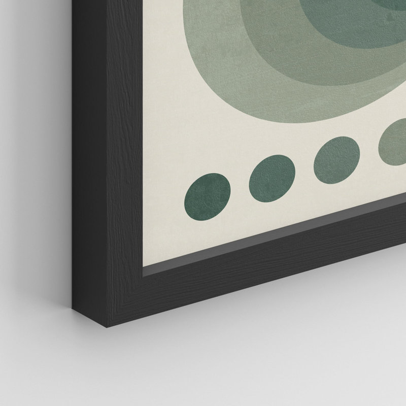 "Classic Bauhaus 1923, affiche, cercle géométrique" sur papier, Noir, H 14 po x l 11 po