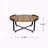 Isaac Powder-Coated Metal Frame Coffee Table