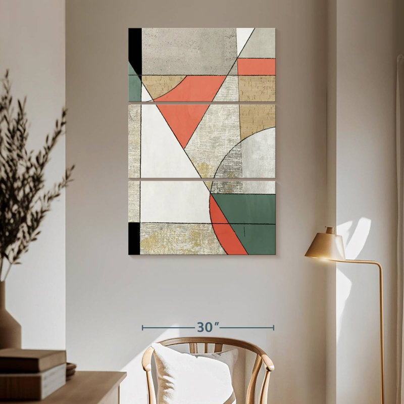 Avery Folding Together I, 65" H x 42" W