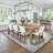 Distressed Oushak Area Rug - Boho Vintage Geometric Print Soft Carpet For Living Room Bedroom-592238497-592238500