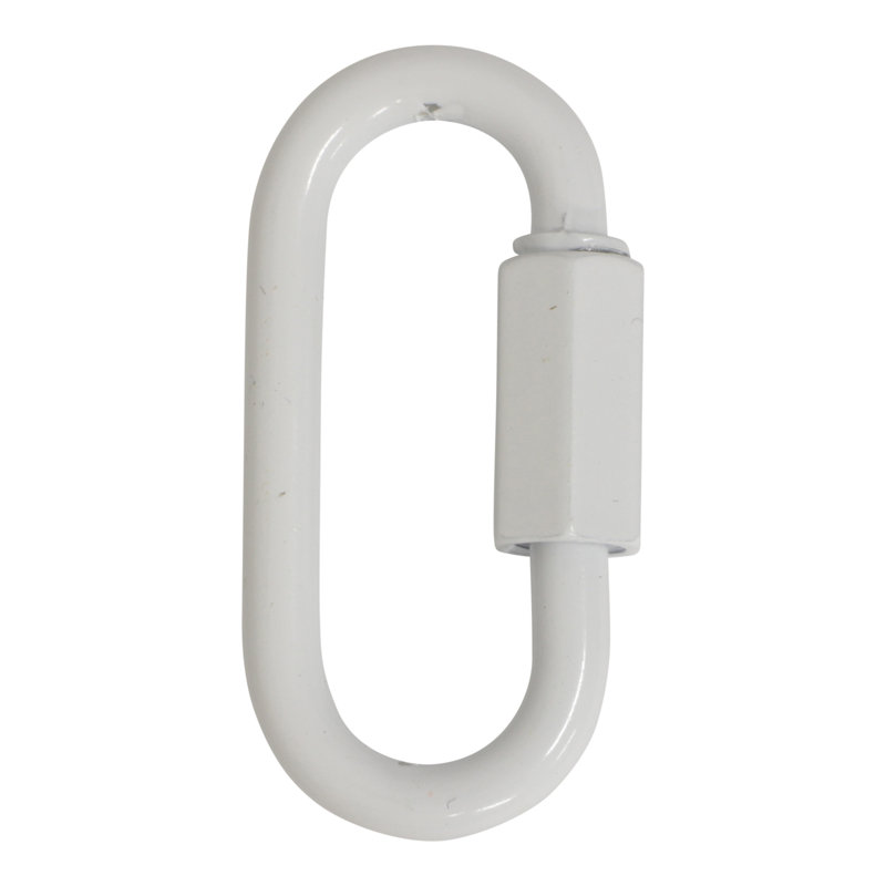 Verrouillage à vis fileté (2 pièces), Blanc, H 1,93 po x l 0,91 po x P 0,2 po