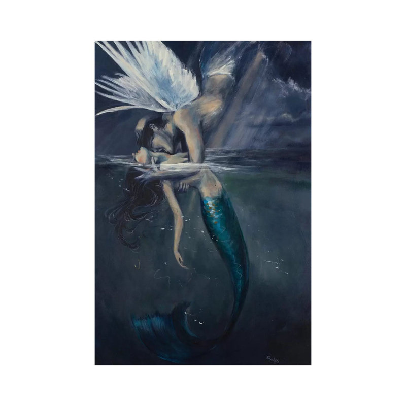 Hooked - Gallery-Wrapped Canvas Giclée, 18" H x 12" W