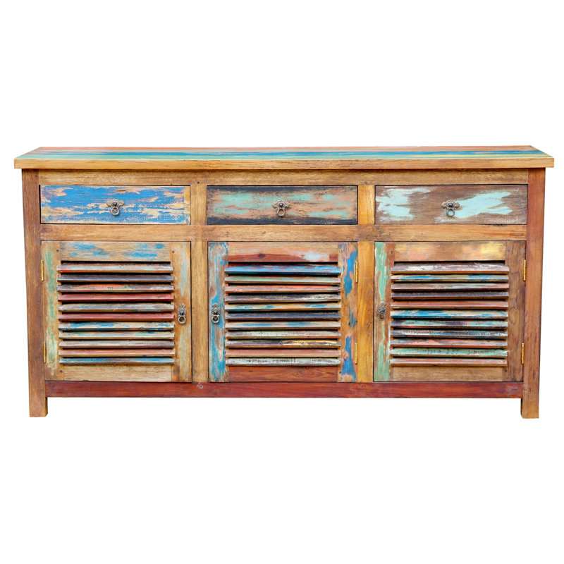 Commode combinée 3 tiroirs Caressa