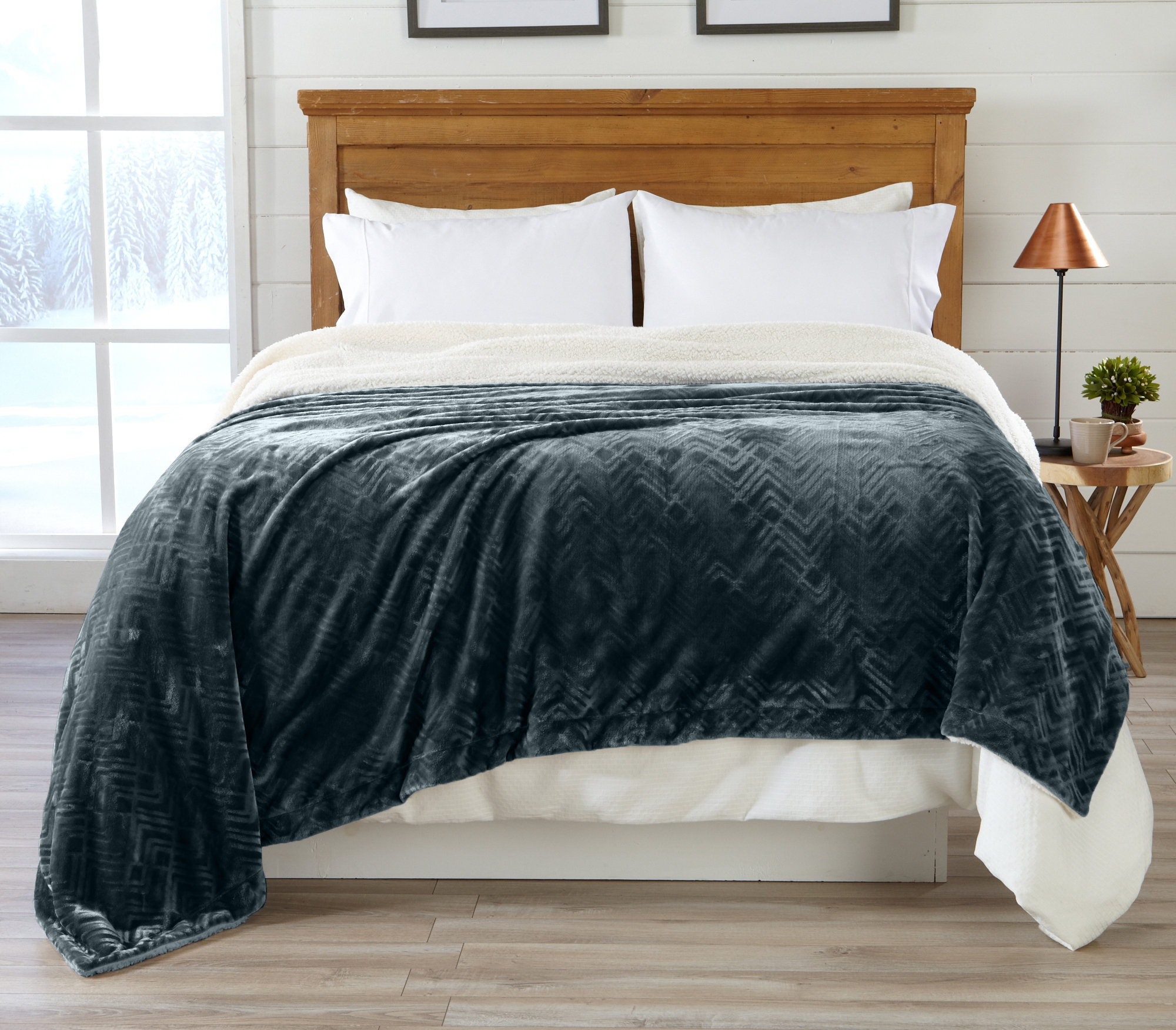 Wayfair sherpa comforter hot sale