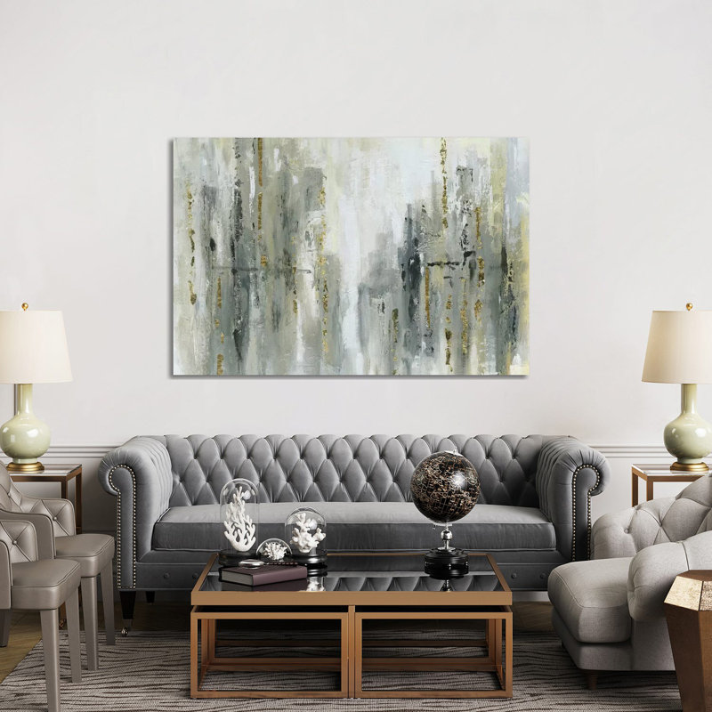 «City Shine» par Carol Robinson, reproduction d'art sur toile tendue, H 40 po x l 60 po x 1,5 po