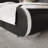 Grau Faux Leather Platform Upholstered Sleigh Bed-1235659741-1235659738