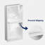 Lithos blanc 12 po X P 24 po H x 4 po D Niche de douche-126450503