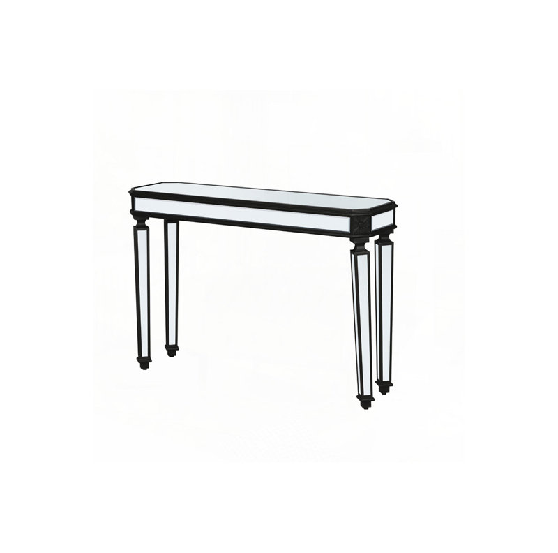 Console avec finition miroir