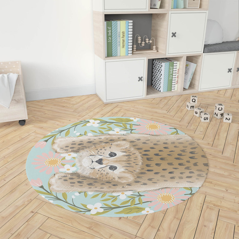 Tapis de jeu Lil Taupe, Bleu