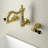 Kingston Brass Duchess Two-Handle Wall Mount Bathroom Faucet-48381117