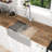 36 Farmhouse Sink Workstation - 36*21*9 Inch Kitchen Sink Stainless Steel 16 Gauge Apron Front Kitchen Sink