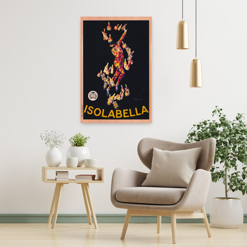 «Islabella», impression d'art rétro classique rétro, H 36 po x l 24 po