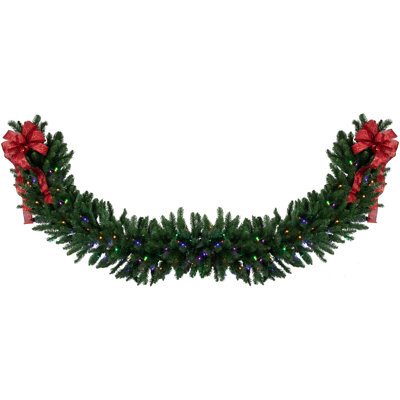 20'' in. Lighted Faux Fir Garland