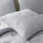 Breeze Blue 100% Cotton Gauze Embroidered 26x26'' Euro Sham-114988552