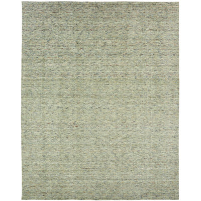 Beckstead Wool Area Rug in Green