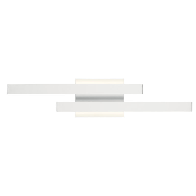 Applique murale encastrée 2 lumières Ladpur, Blanc