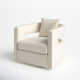 Jolia Upholstered Swivel Barrel Chair
