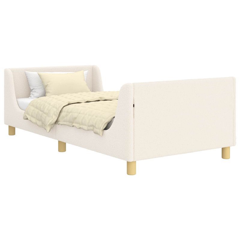 Bed Frame, European Toddler (80 x 160cm), Cream/Natural