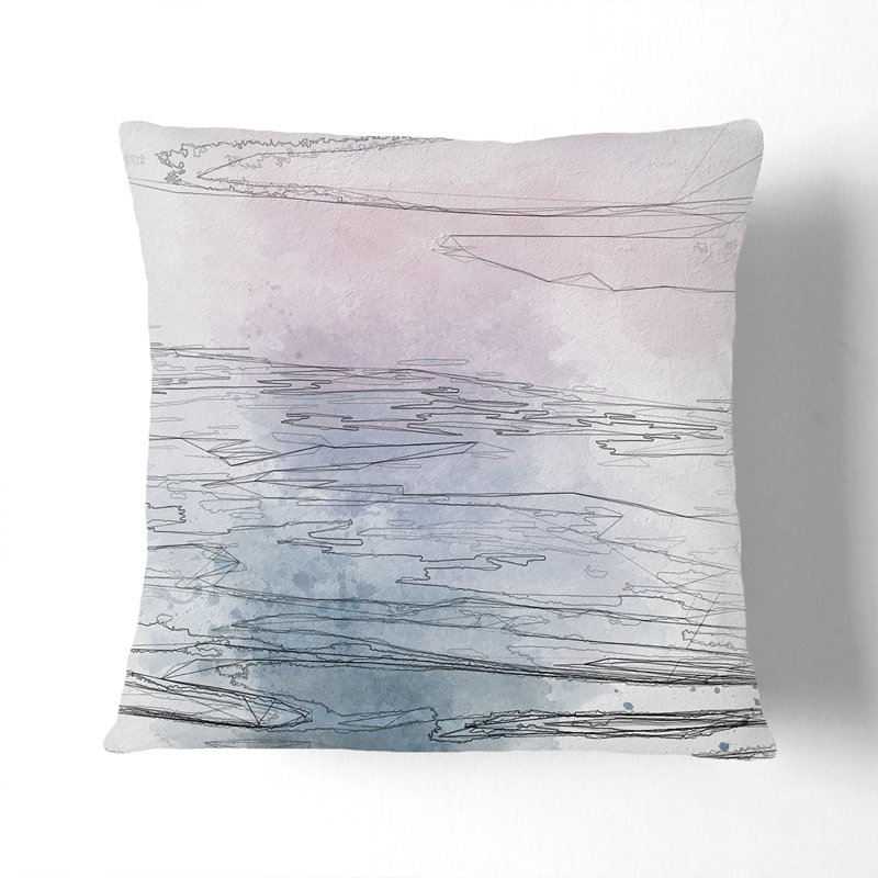 Square Cushion, 40cm H x 40cm W x 15cm D, White