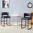 Faux Leather Upholstered Counter Bar Stool (Set of 2)-1244729689-1244846697