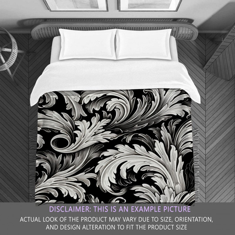 Polyester Floral Comforter, Queen Comforter