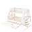 Fjolla Twin over Full 3 Drawer Standard Bunk Bed with Built-in-Desk by Harriet Bee-403169559