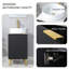 18'' Black Modern Free-Standing Single Bathroom Vanity Set