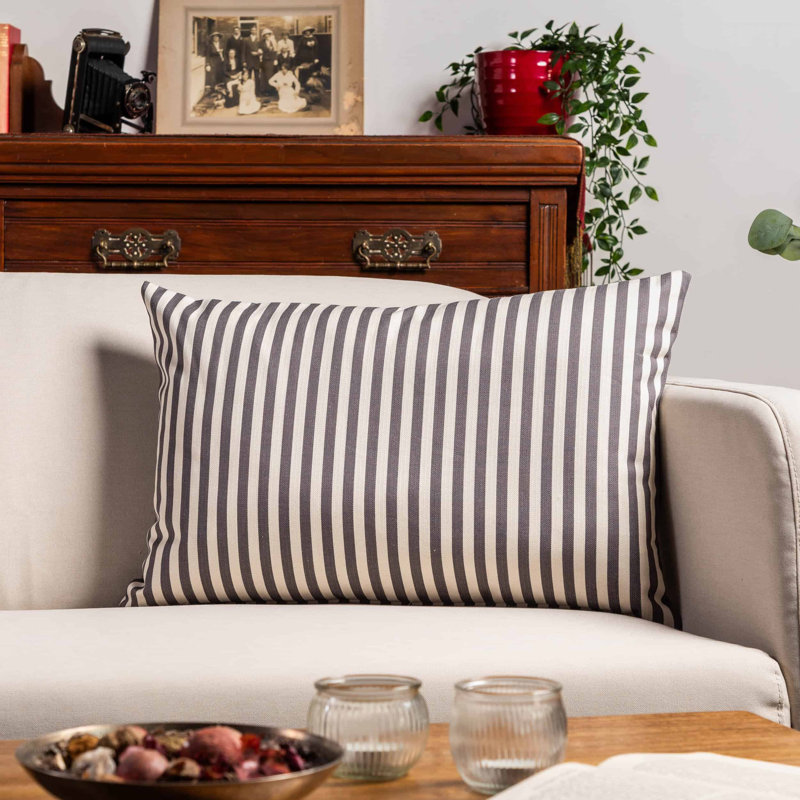 Striped Cushion, 58x38cm, Cover only