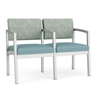 Lenox Steel Waiting Reception 2 Seat Tandem Seating Metal Frame