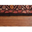 Tapis de couloir unique en laine noué à la main de style années 1970 de 3 pi 5 po x 14 pi 7 po Rosala