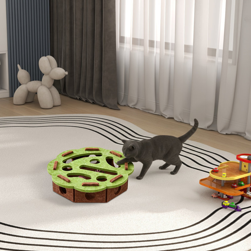 Mangeoire à chat, boîte à feutre pour chat, boîte à jouets pour chat