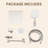 Adjustable Dual Shower Head with 8-Inch Rain Showerhead and 5-Spray Handheld Brushed Nickel-124534786