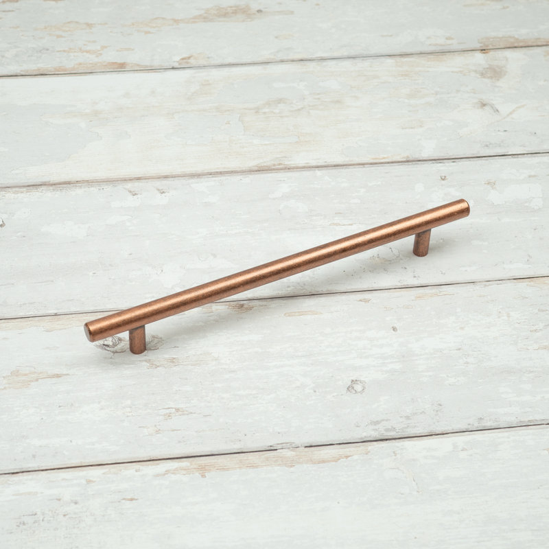 Antique Copper Cabinet T-Bar Handles, 192mm