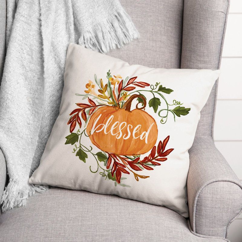  Polyester Throw Pillow, 16" x 16"